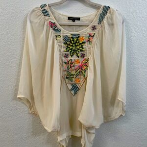 Anthropologie Tanvi Kedia Flowy Boho Top